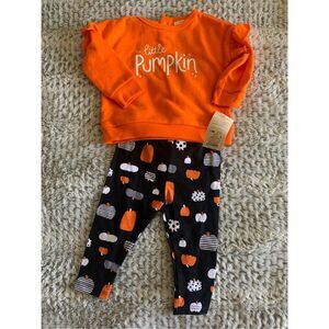 Little Pumpkin Fall 2 Piece Set 3-6